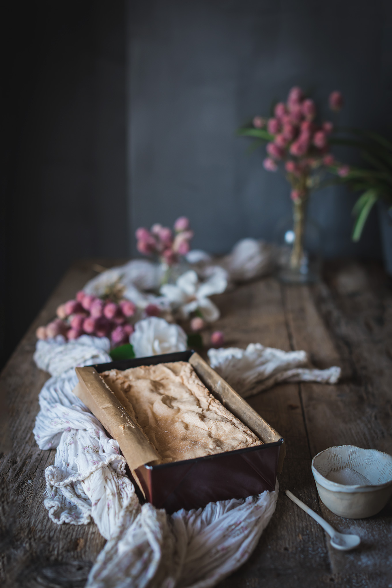 Bizcocho Genovés recién horneado